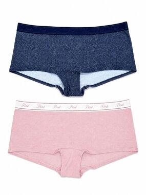 Victoria’s Secret PINK 2-piece shortie/boyshort underwear lot 💕💙